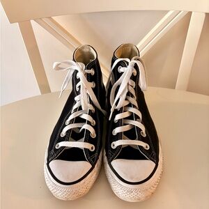 Classic Black Converse High-Tops